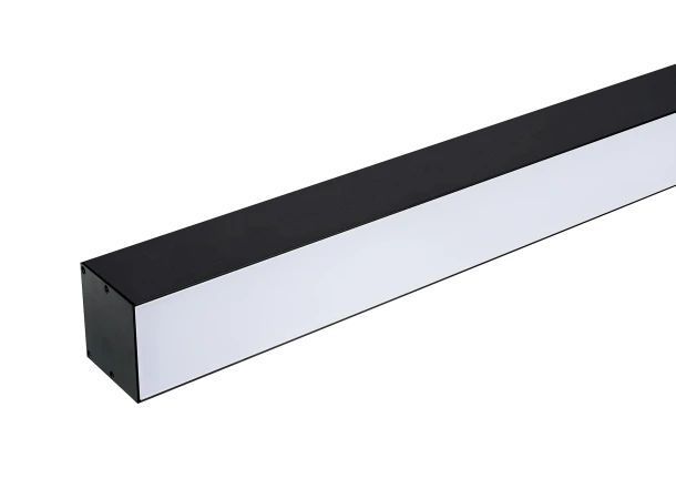 Светодиодный модульный линейный светильник CXS7570B-12-45W-840-ND-BL в алюминиевом профиле 1204x75x72мм 45W 4000K 4500Lm чёрный