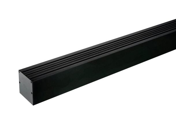 Светодиодный модульный линейный светильник CXS7570B-12-45W-840-ND-BL в алюминиевом профиле 1204x75x72мм 45W 4000K 4500Lm чёрный