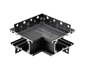 Врезной безрамочный наружный  прямоугольный модуль CXL25-L90WB матовый черный для магнитных треков серии ML2.0S