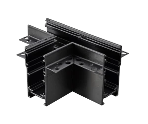 Врезной безрамочный Т-образный модуль CXL25-T90B матовый черный для магнитных треков серии ML2.0S