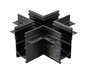 Врезной безрамочный Х-образный модуль CXL25-X90B матовый черный для магнитных треков серии ML2.0S