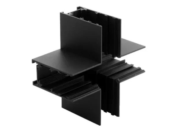 Подвесной настенный Х-образный модуль CXL25-X90M матовый черный для магнитных треков серии ML2.0S Подвесной настенный Х-образный модуль CXL25-X90M матовый черный для магнитных треков серии ML2.0S