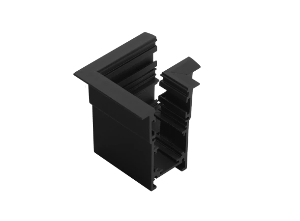 Врізний L-подібний модуль CXL25-L90Z матовий чорний для магнітних треків серії ML2.0S Врізний L-подібний модуль CXL25-L90Z матовий чорний для магнітних треків серії ML2.0S