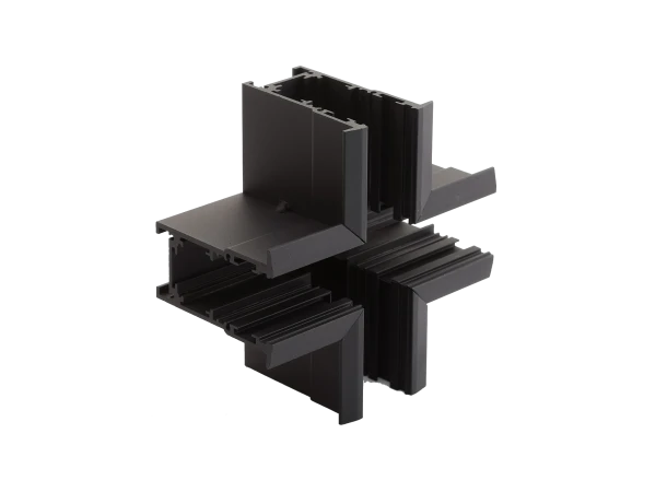 Врізний Х-подібний модуль CXL25-X90Z матовий чорний для магнітних треків серії ML2.0S Врізний Х-подібний модуль CXL25-X90Z матовий чорний для магнітних треків серії ML2.0S