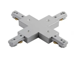 Перехідник хрестовина для монтажу трекових світильників NVC T3 XJ Колір білий Перехідник хрестовина для монтажу трекових світильників NVC T3 XJ Колір білий