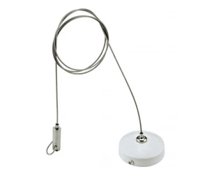 Регулируемый трос до 2 метров для подвеса шинопровода трековых светильников NVC TWSK-2M-99 Цвет белый