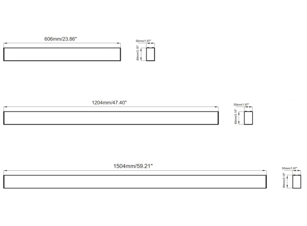 Світлодіодний модульний лінійний світильник Signcomplex SC-SL8050-045-AW-01NW-BL в алюмінієвому профілі 1504x80x50мм 45W 4000K 4050Lm чорний Світлодіодний модульний лінійний світильник Signcomplex SC-SL8050-045-AW-01NW-BL в алюмінієвому профілі 1504x80x50мм 45W 4000K 4050Lm чорний